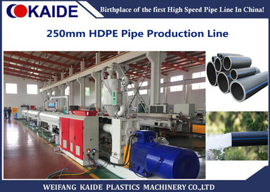75-250mm große Größe HDPE Rohr-Verdrängungs-Maschine 250mm HDPE Rohr-Produktions-Maschine KAIDE